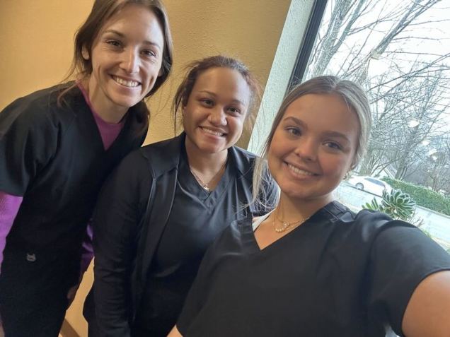Dental assistant student training at Austin Dental Assistant School