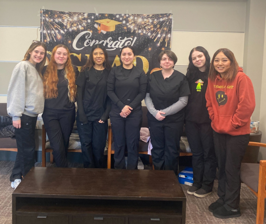 Dental assistant student training at Austin Dental Assistant School