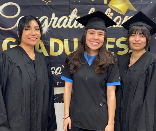Dental assistant student training at Austin Dental Assistant School
