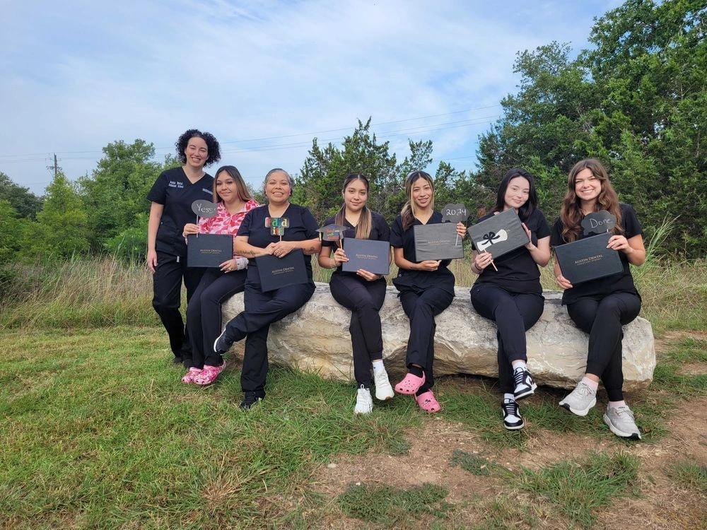 Dental assistant student training at Austin Dental Assistant School