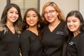 Dental assistant student training at Austin Dental Assistant School